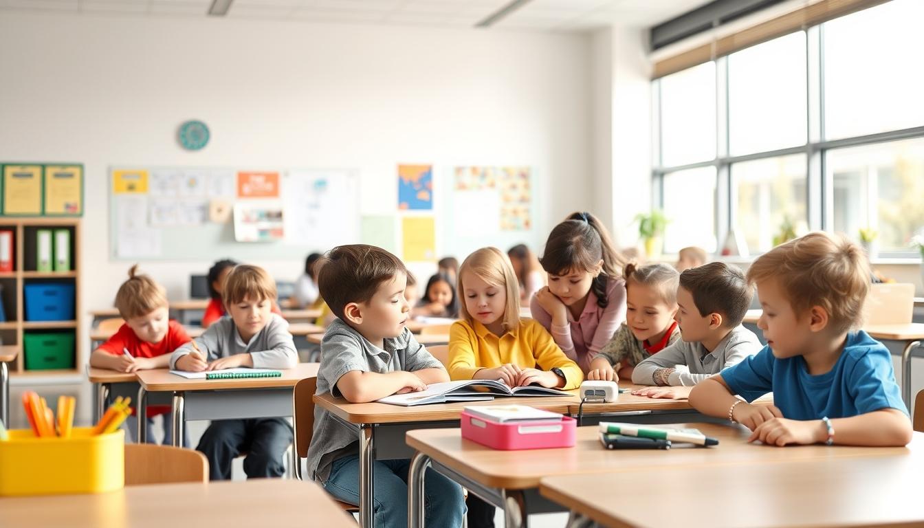Student using a study guide to organize academic notes